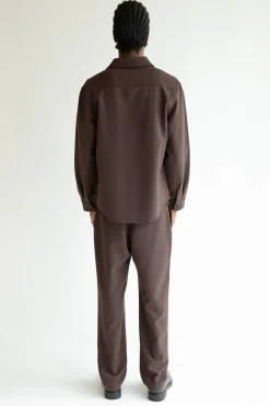 RELAXED FIT COLLARED SHIRT