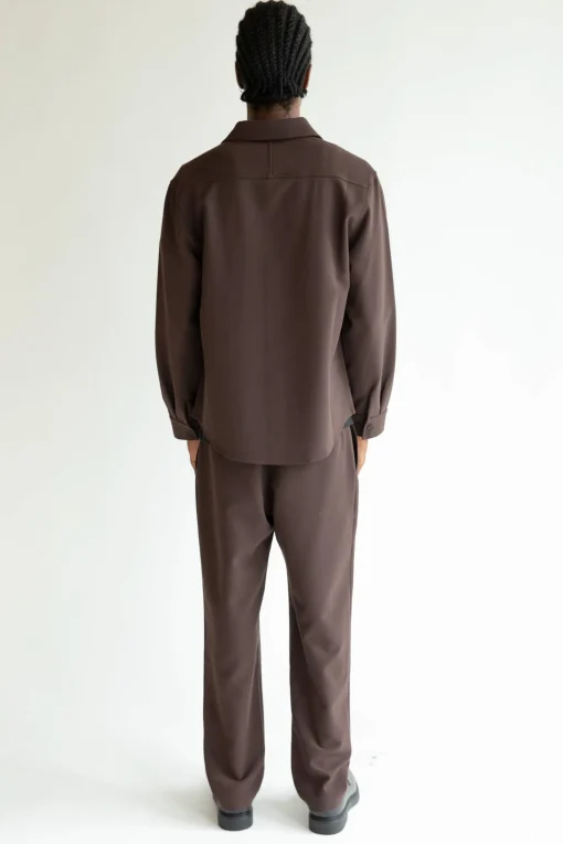 RELAXED FIT COLLARED SHIRT