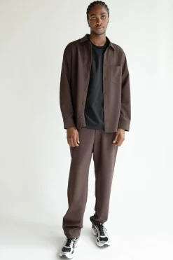 RELAXED FIT COLLARED SHIRT
