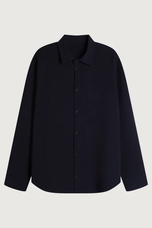 RELAXED FIT COLLARED SHIRT