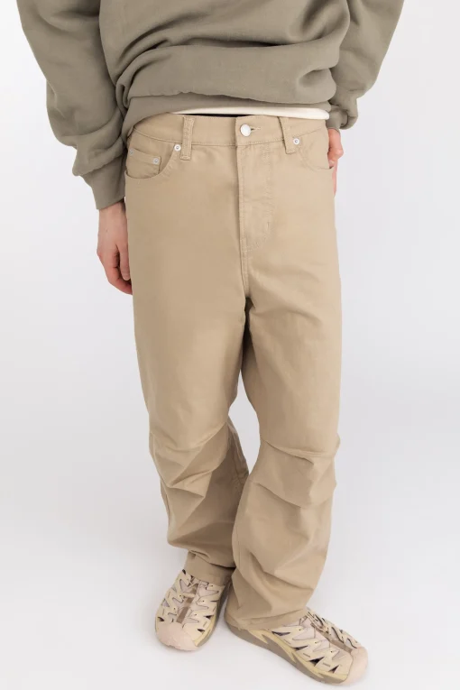 RELAXED FIT TWILL PANT