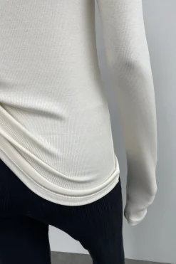 RIBBED CREWNECK LONG SLEEVE