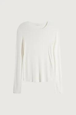 RIBBED CREWNECK LONG SLEEVE