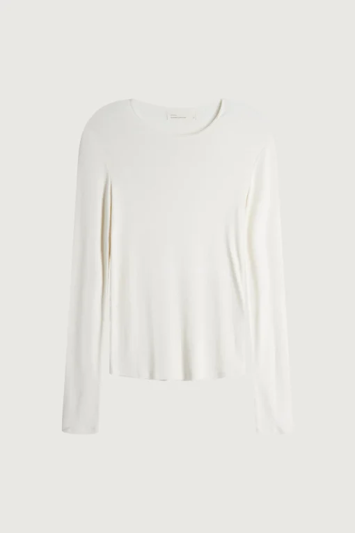 RIBBED CREWNECK LONG SLEEVE