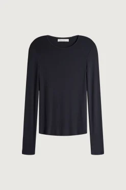 RIBBED CREWNECK LONG SLEEVE