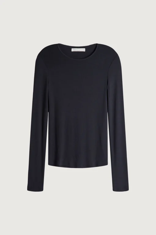RIBBED CREWNECK LONG SLEEVE