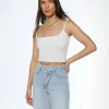 RIBBED CROPPED TANK