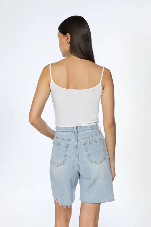RIBBED CROPPED TANK
