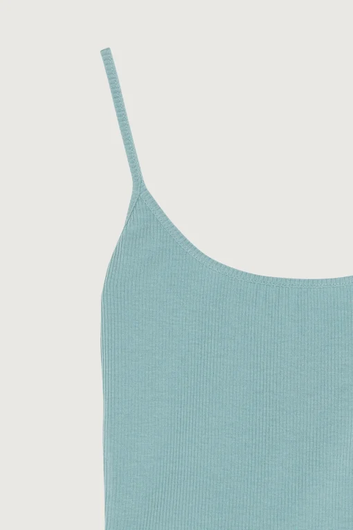 RIBBED CROPPED TANK