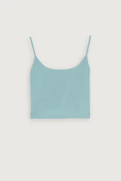 RIBBED CROPPED TANK