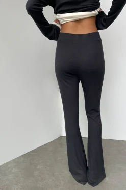 RIBBED FLARED PANT
