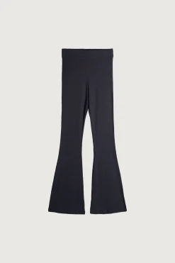 RIBBED FLARED PANT