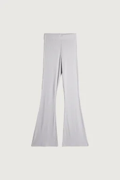 RIBBED FLARED PANT