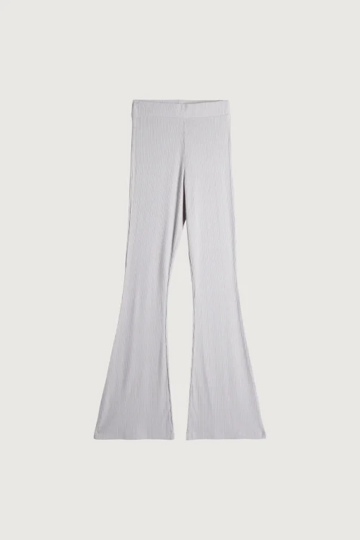 RIBBED FLARED PANT