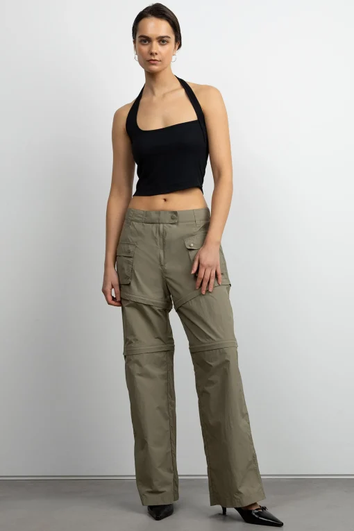 RIBBED HALTER TANK