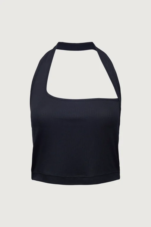 RIBBED HALTER TANK