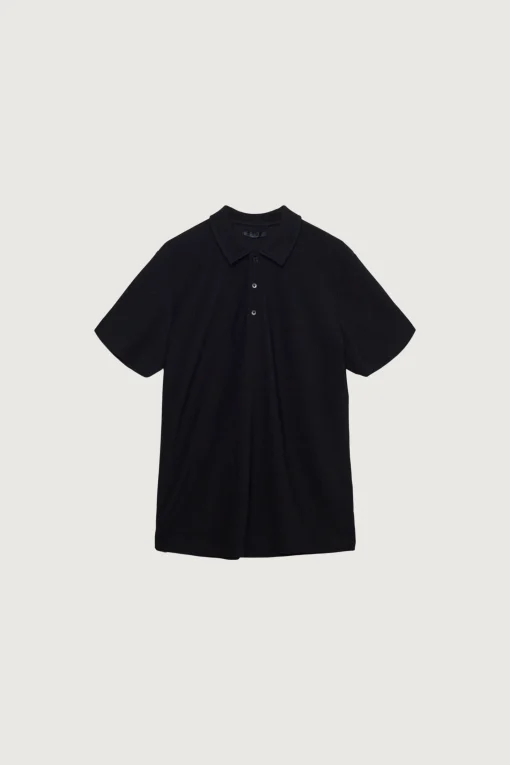 RIBBED POLO T-SHIRT