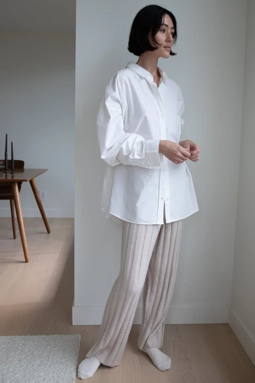 RIBBED SWEATER PANT