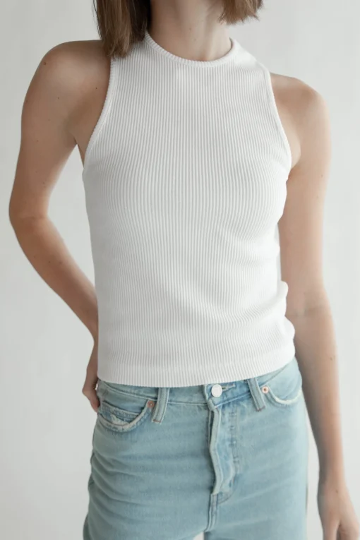 RIBBED TANK TOP