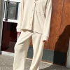RIB-KNIT PANT