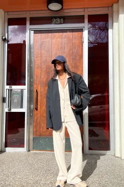 RIB-KNIT PANT