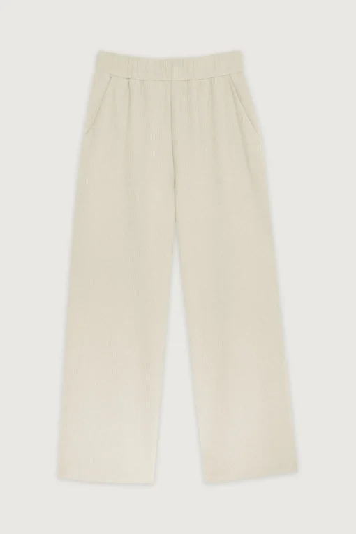 RIB-KNIT PANT
