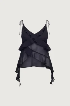 RUFFLED TANK TOP