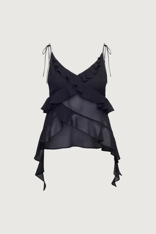 RUFFLED TANK TOP