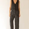SATIN CARGO PANT