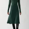 SATIN MIDI SLIP SKIRT