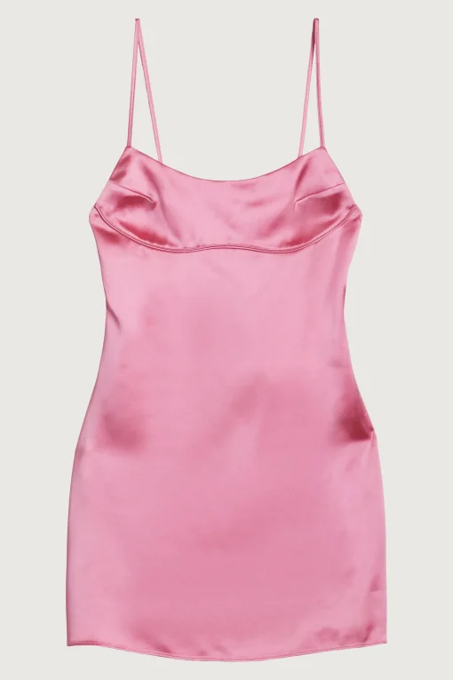 SATIN MINI SLIP DRESS