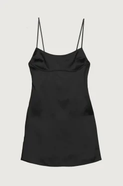 SATIN MINI SLIP DRESS