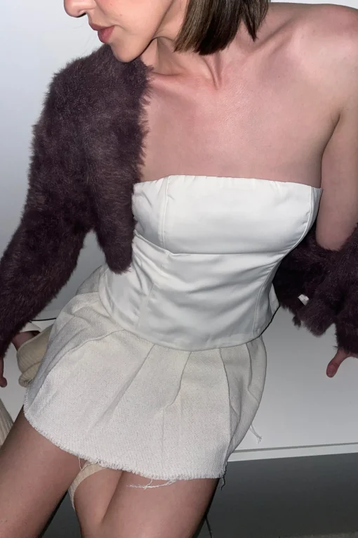 SATIN TUBE TOP