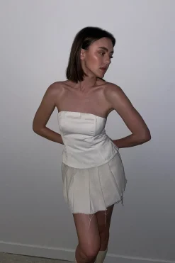 SATIN TUBE TOP