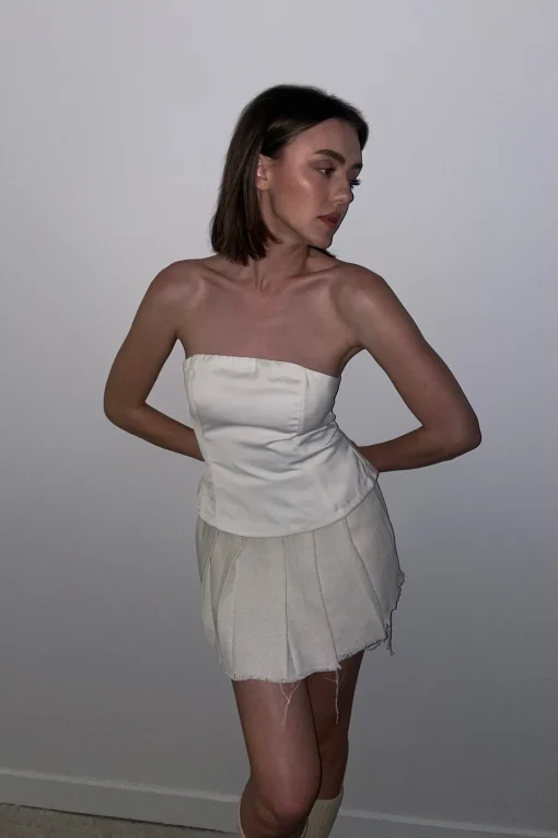 SATIN TUBE TOP
