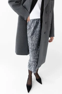 SEQUIN MIDI SKIRT