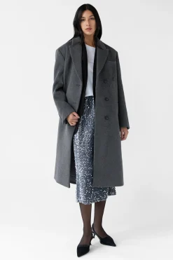 SEQUIN MIDI SKIRT