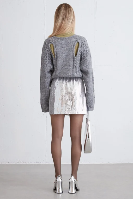 SEQUIN MINI SKIRT