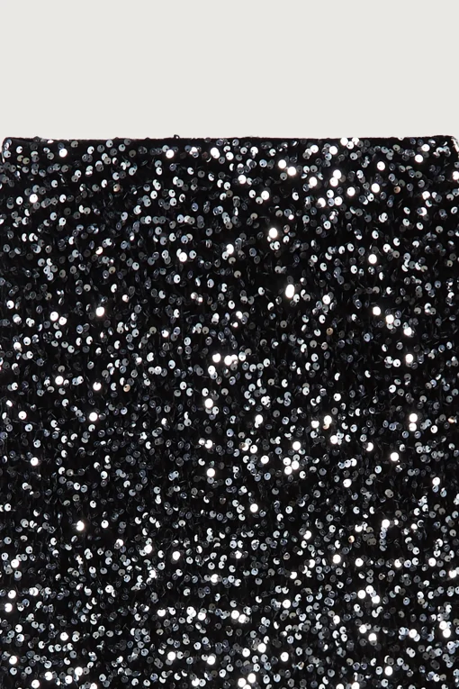SEQUINED MINI SKIRT