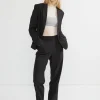 SHEER MOCKNECK TOP