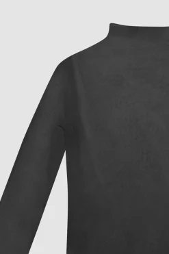 SHEER MOCKNECK TOP