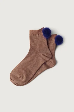 SHIMMER KNIT SOCKS