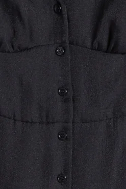 SHIRT CHIFFON MIDI DRESS