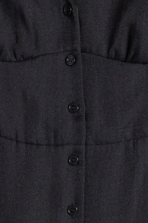 SHIRT CHIFFON MIDI DRESS
