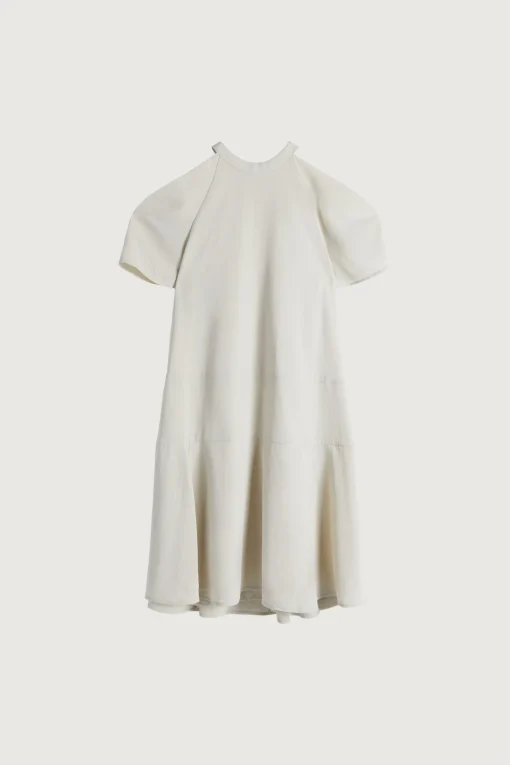 SHORT SLEEVE MOCKNECK MINI DRESS