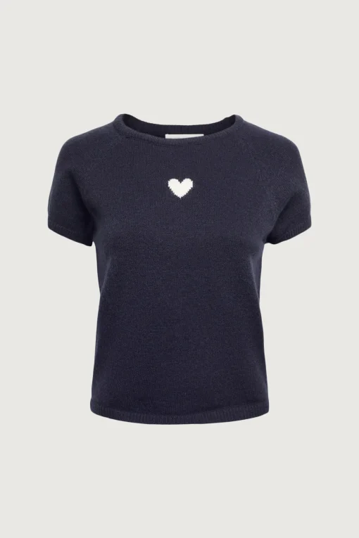 SHORT SLEEVE SWEATER