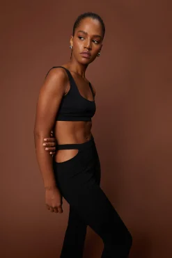 SIDE CUT-OUT PANTS