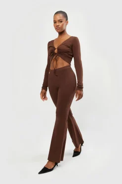 SIDE CUT-OUT PANTS