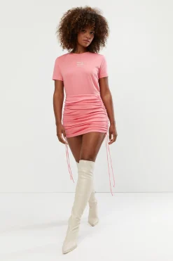 SIDE TIE MINI SKIRT