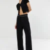SINGLE PLEAT WIDE LEG PANT